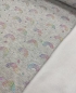 Preview: Alpenfleece rainbow glitter grau melange